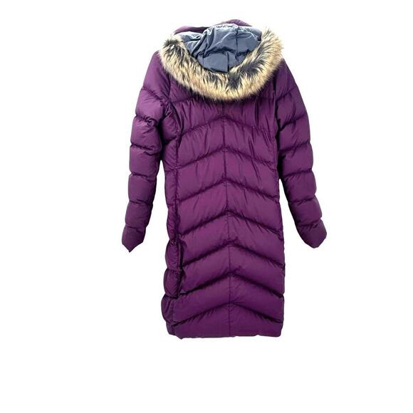 Marmot 700 Down Fill Insulated Parka Coat Hooded Purple Size Small - Picture 5 of 13